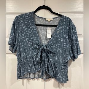 Pacsun Tie Front Top